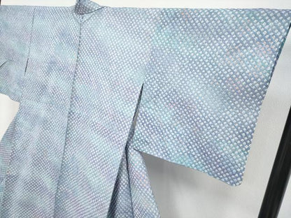 平和屋着物■極上　夏物　浴衣　有松鳴海絞り　霞文　綿　逸品　CYAA3663s5