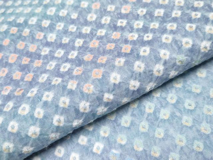 平和屋着物■極上　夏物　浴衣　有松鳴海絞り　霞文　綿　逸品　CYAA3663s5