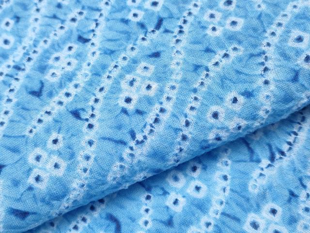 平和屋着物∴極上 夏物 浴衣 有松鳴海絞り 流線文 綿 逸品 CYAA3668s5