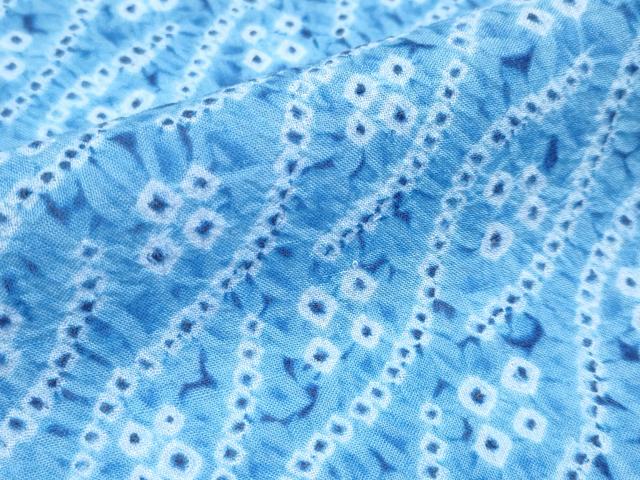 平和屋着物∴極上 夏物 浴衣 有松鳴海絞り 流線文 綿 逸品 CYAA3668s5