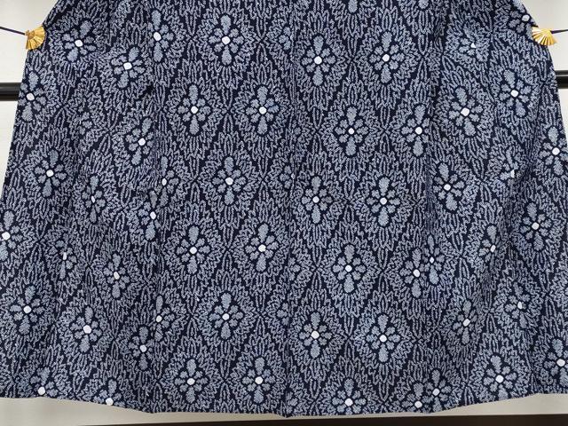 平和屋着物∴極上 夏物 浴衣 有松鳴海絞り 花菱文 綿 逸品 CYAA3671s5