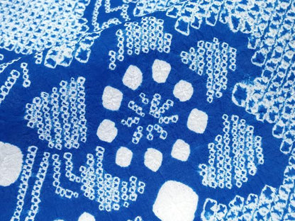 平和屋着物∴極上 夏物 浴衣 有松鳴海絞り 枝梅文 綿 逸品 CYAA3672s5