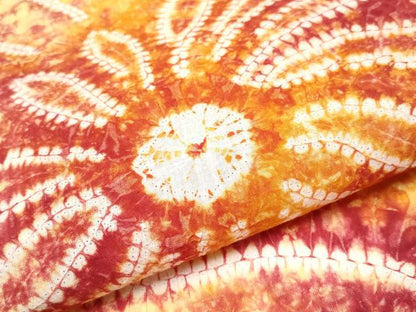 平和屋着物∴極上 夏物 浴衣 有松鳴海絞り 舞花文 綿 逸品 未使用 CYAA3674s5