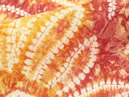 平和屋着物∴極上 夏物 浴衣 有松鳴海絞り 舞花文 綿 逸品 未使用 CYAA3674s5