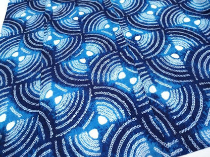 平和屋着物∴極上 夏物 浴衣 有松鳴海絞り 抽象文 綿 逸品 CYAA3680s5
