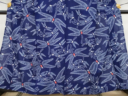 平和屋着物∴極上 夏物 浴衣 有松鳴海絞り トンボ 綿 逸品 CYAA3681s5
