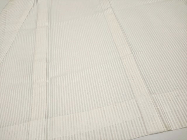 平和屋本店＊希少 夏物 銀座もとじ 能装束 舞台衣装 色無地 紗 練色地 たとう紙付き 逸品 CYAA3684s5