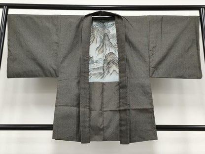 平和屋着物●極上 男性 紬 アンサンブル 120亀甲 総詰め 逸品 CYAA3709s5