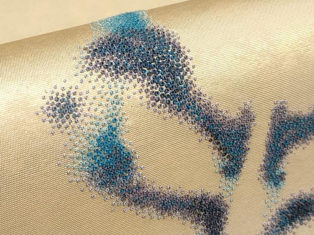 平和屋着物○極上 中国人間国宝 将雪英 中国三大刺繍 相良