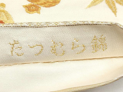 平和屋本店■極上　龍村美術織物　たつむら錦　六通柄　本袋帯　唐織　吉祥至宝文　金糸　証紙付き　逸品　CYAA3740s5