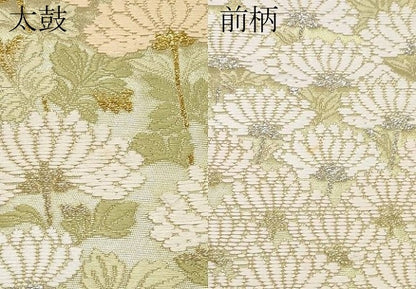 平和屋着物●極上 六通柄袋帯 唐織 唐錦 瑞翔菊文様 本金箔 逸品 CYAA3753s5