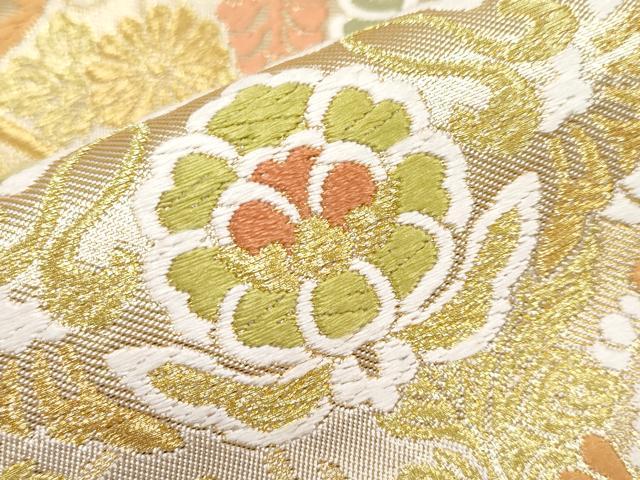 平和屋着物■極上　西陣　川島織物　六通柄　本袋帯　唐織　立涌正倉院花文　金糸　逸品　未使用　CYAA3763s5
