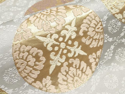 平和屋着物●極上 六通柄袋帯 唐織 吉祥文 金糸 逸品 未使用 CYAA3768s5