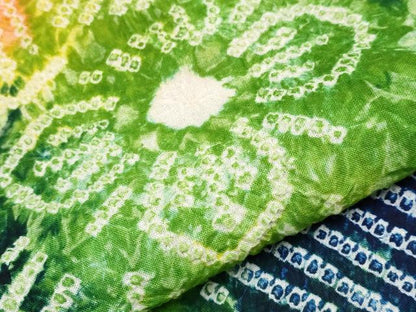 平和屋着物∴極上 夏物 浴衣 有松鳴海絞り 舞花文 綿 逸品 未使用 CYAA3791s5