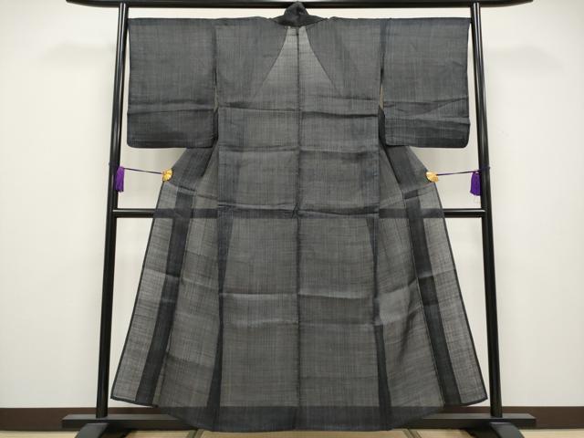 平和屋本店＊極上 夏物 重要無形文化財 本場宮古上布 縞 苧麻 逸品 CYAA3798s5