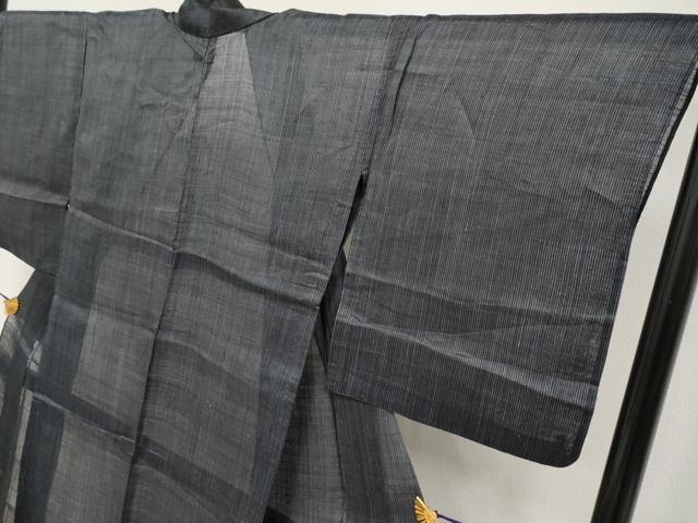 平和屋本店＊極上 夏物 重要無形文化財 本場宮古上布 縞 苧麻 逸品 CYAA3798s5