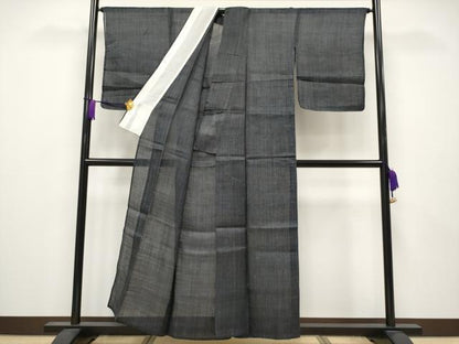 平和屋本店＊極上 夏物 重要無形文化財 本場宮古上布 縞 苧麻 逸品 CYAA3798s5