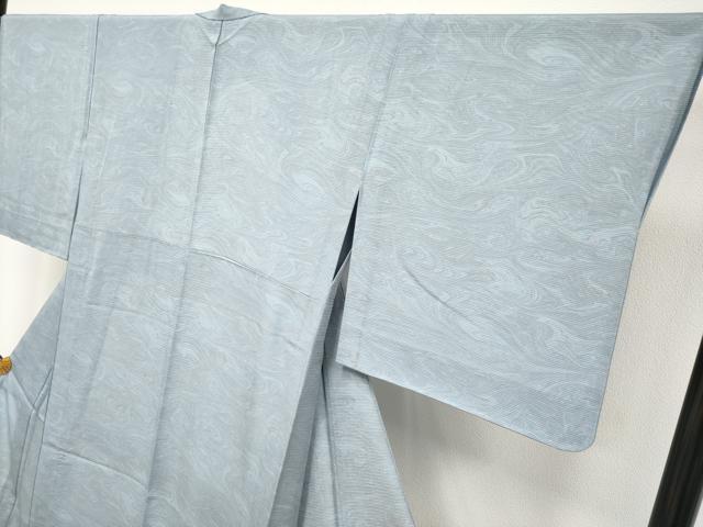 平和屋着物＊極上 夏物 小紋 絽 墨流し文様 逸品 未使用 CYAA3827s5