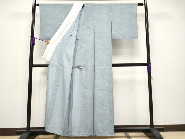 平和屋着物＊極上 夏物 小紋 絽 墨流し文様 逸品 未使用 CYAA3827s5
