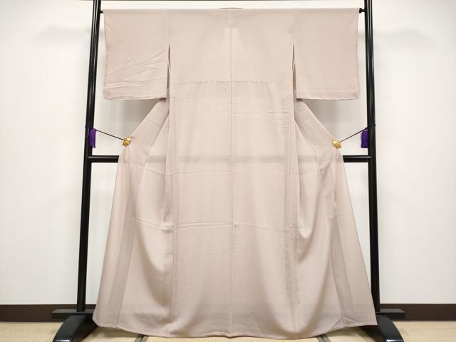 平和屋着物＊極上 夏物 本加賀友禅作家 梶山伸監修 色無地 絽縮緬 洗柿色地 逸品 未使用 CYAA3844s5