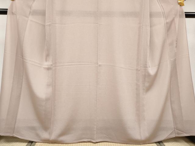 平和屋着物＊極上 夏物 本加賀友禅作家 梶山伸監修 色無地 絽縮緬 洗柿色地 逸品 未使用 CYAA3844s5