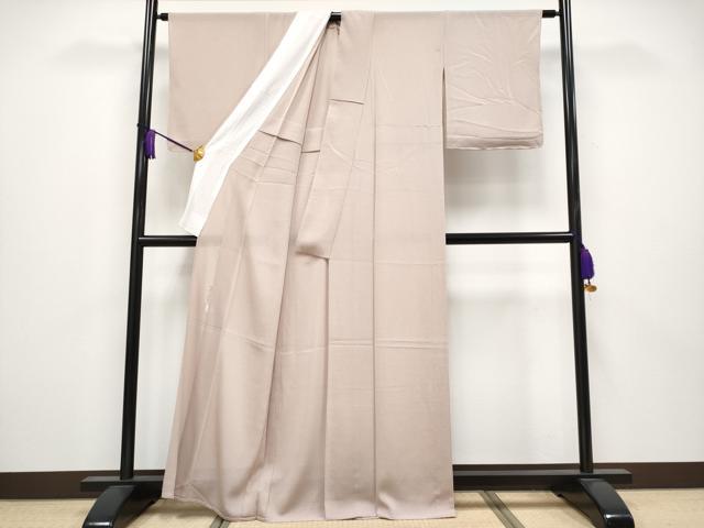 平和屋着物＊極上 夏物 本加賀友禅作家 梶山伸監修 色無地 絽縮緬 洗柿色地 逸品 未使用 CYAA3844s5