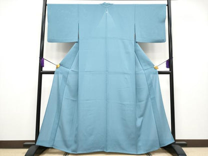 平和屋着物■極上　夏物　色無地　絽　新橋色地　逸品　CYAA3845s5