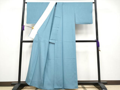 平和屋着物■極上　夏物　色無地　絽　新橋色地　逸品　CYAA3845s5