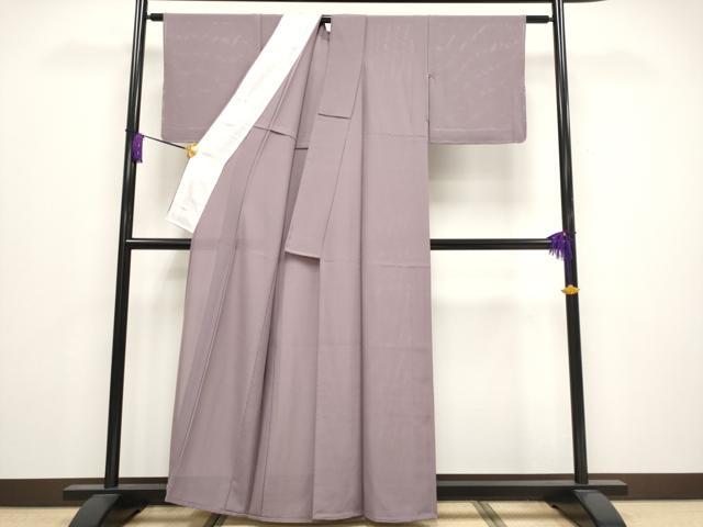 平和屋着物＊極上 夏物 色無地 絽 梅鼠色地 逸品 未使用 CYAA3847s5