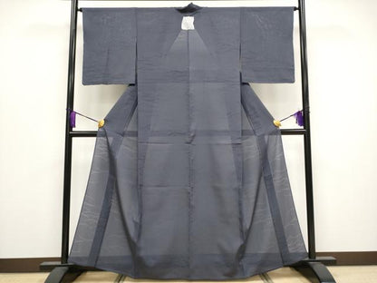平和屋着物＊極上 夏物 色無地 芝草紋絽 褐色地 逸品 未使用 CYAA3851s5