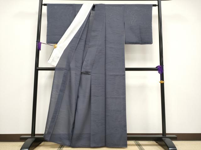 平和屋着物＊極上 夏物 色無地 芝草紋絽 褐色地 逸品 未使用 CYAA3851s5