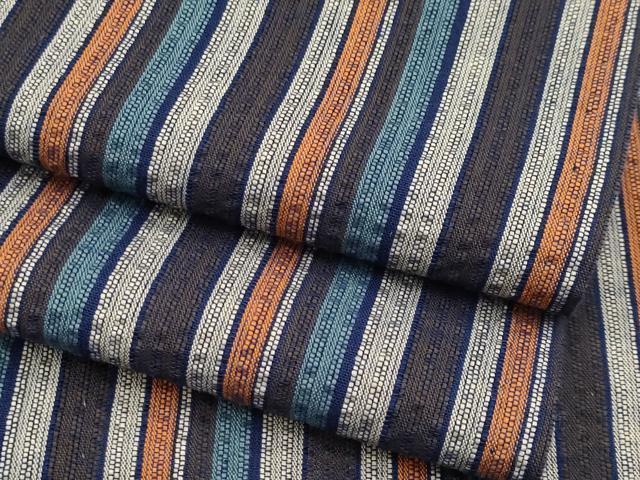 平和屋着物∴極上 夏物 阿波しじら織 浴衣 縞 綿 逸品 CYAA3855s5