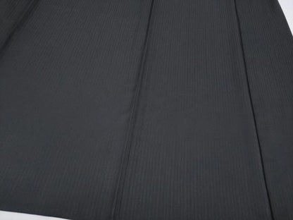 平和屋着物▽極上 訪問着 単衣 舞桜 暈し染め 黒地 銀彩 逸品 CYAA3857s5