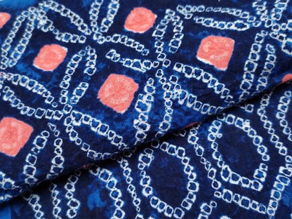 平和屋着物∴極上 夏物 浴衣 有松鳴海絞り 切嵌吉祥文 綿 逸品 CYAA3864s5