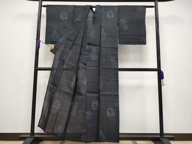 平和屋本店＊極上 夏物 重要無形文化財 本場宮古上布 苧麻 逸品 CYAA3865s5