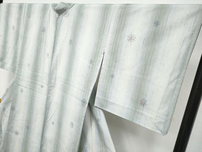 平和屋着物▽極上 紬 単衣 雪華文 逸品 CYAA3873s5