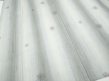 平和屋着物▽極上 紬 単衣 雪華文 逸品 CYAA3873s5