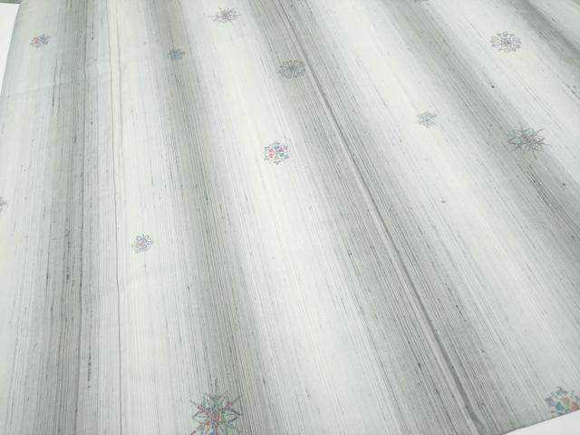 平和屋着物▽極上 紬 単衣 雪華文 逸品 CYAA3873s5