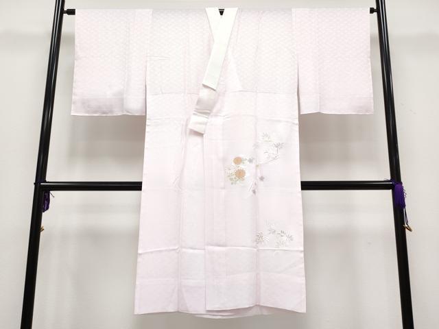 平和屋本店■最高級 二代目 久保田一竹 幻の辻が花 色留訪問着 長襦袢セット 絞り 暈し染め 金銀通し地 洗柿色地 逸品 未使用 CYAA3874s5