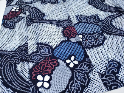 平和屋着物∴極上 夏物 浴衣 有松鳴海絞り 立波花文 綿 逸品 CYAA3878s5