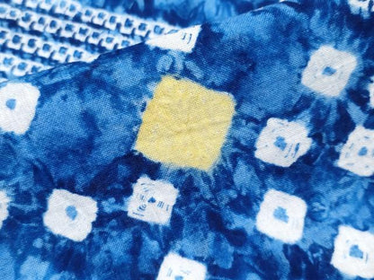 平和屋着物∴極上 夏物 浴衣 有松鳴海絞り 流水文 綿 逸品 CYAA3894s5