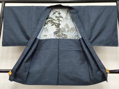 平和屋着物●極上　男性　本場大島紬　アンサンブル　100亀甲　総詰め　逸品　CYAA3914s5