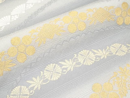 平和屋着物●極上　六通柄袋帯　唐織　秀華松竹梅文　金糸　逸品　CYAA3958s6
