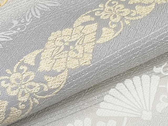 平和屋着物●極上　六通柄袋帯　唐織　秀華松竹梅文　金糸　逸品　CYAA3958s6