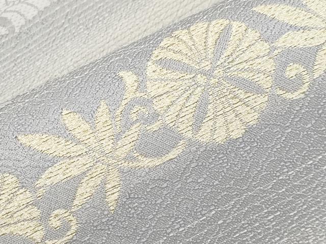 平和屋着物●極上　六通柄袋帯　唐織　秀華松竹梅文　金糸　逸品　CYAA3958s6