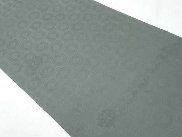 平和屋着物●極上　六通柄袋帯　唐織　プラチナ本金　重ね撚　逸品集　草木染　庵　黒地　逸品　未使用　CYAA3987s6