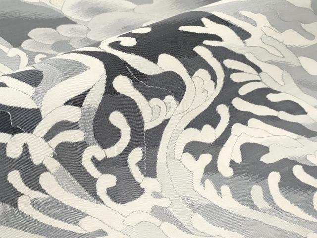 平和屋着物●極上　爪掻き本綴れ　太鼓柄袋帯　立波文　金糸　逸品　CYAA3989s6