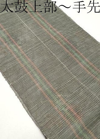 平和屋着物＊極上 夏物 1854年創業 帯屋捨松 八寸名古屋帯 枝花文 逸品 CYAA3991s6