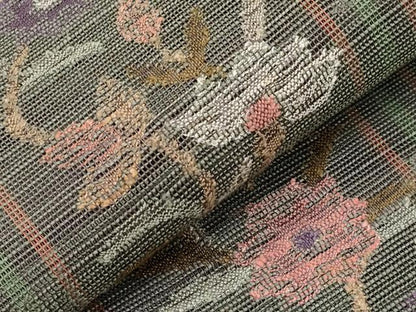 平和屋着物＊極上 夏物 1854年創業 帯屋捨松 八寸名古屋帯 枝花文 逸品 CYAA3991s6