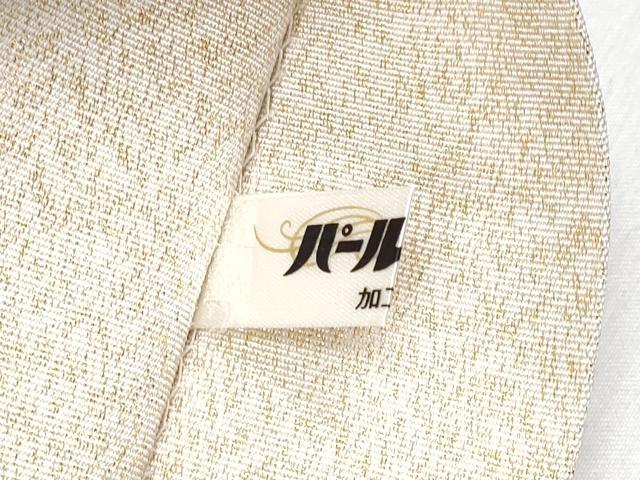 平和屋本店●極上　爪掻き本綴れ　六通柄袋帯　梅　金銀糸　反端・共箱付き　逸品　CYAA3993s6